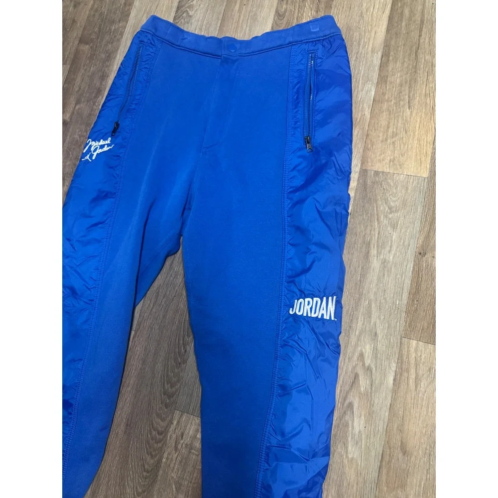 Nike Jordan Flight MVP fleece joggers blue Size Small